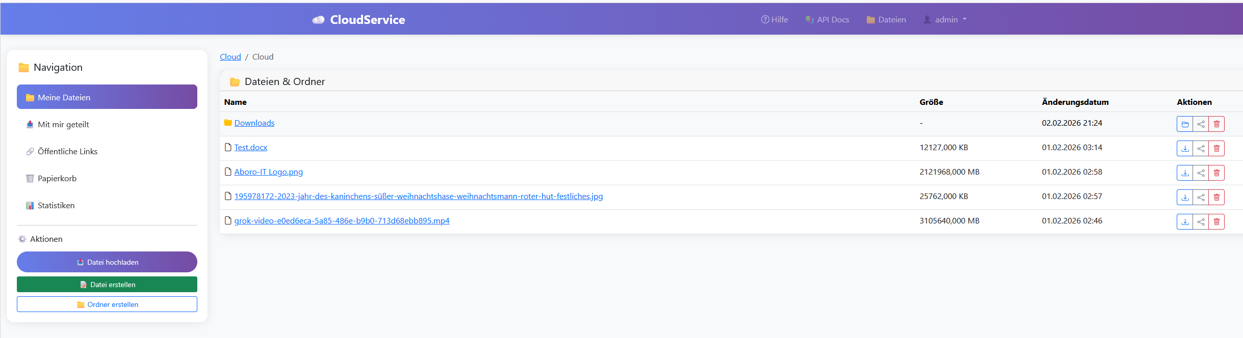Storage Workspace Dummy